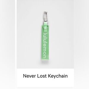 lululemon athletica Mint Green Keychain